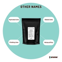 1Kg Food Grade Calcium Hydroxide Powder - FCC Hydrated Slaked Pickling Lime thumbnail
