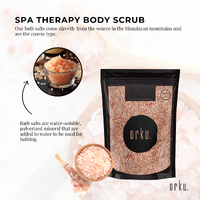 200g Pink Himalayan Bath Salts - Natural Crystal Rocks - Spa Therapy Body Scrub thumbnail