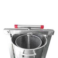 Honey Wax Press 10L - Capping Stainless Steel Manual Presser 23cm Barrel Beekeep thumbnail