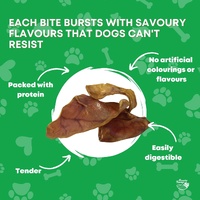 50x Dog Treat Large Pig Ears Whole  - Dehydrated Australian Healthy Puppy Chew thumbnail