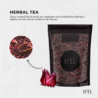50g Organic Hibiscus Rosella Flower Crushed - Dried Herbal Tea Supplement thumbnail
