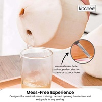 5x Kitchee Coconut Opener - Stainless Steel Hole Punch Kitchen Tool thumbnail