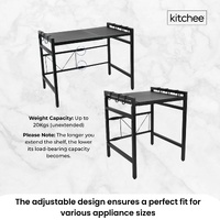 Kitchee Microwave Single Shelf - Expanding Storage Rack Kitchen Organiser Stand thumbnail