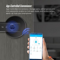 Tooleroo Digital Smart Door Lock Handle - 5in1 Keypad Home Entry Security System thumbnail