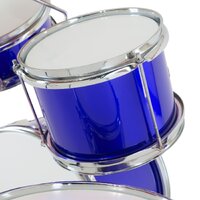 Karrera Children's 4pc Drum Kit - Blue thumbnail