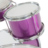 Karrera Childrens 4pc Drum Kit - Purple thumbnail