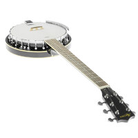 Karrera 6 String Resonator Banjo -  Black thumbnail