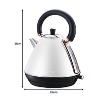 Pronti Toaster, Kettle & Coffee Machine Breakfast Set - White thumbnail