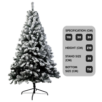 Christabelle Snow-Tipped Artificial Christmas Tree 2.1m 1200 Tips thumbnail