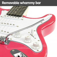 Karrera 39in Electric Guitar  - Pink thumbnail