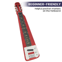 Karrera 6-String Steel Lap Guitar - Metallic Red thumbnail
