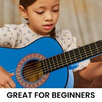 Karrera 34in Acoustic Children no cut Guitar - Blue thumbnail