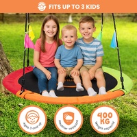 Kahuna Kids 1.2m Tree Saucer Swing Set Round 400kg With Straps Capacity Outdoor thumbnail