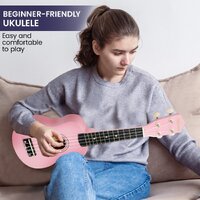Karrera 21in Ukulele - Pink thumbnail