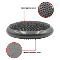 Powertrain Yoga Stability Disc Home Gym Pilates Balance Trainer - Grey thumbnail