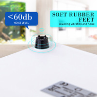 Aquarium Air Pump Oxygen Hydroponic 4 Outlet 670L/H 8W WHITE thumbnail