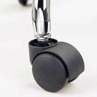 Swivel Salon Barber Stool Chair Round Type BLACK thumbnail