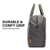 Shopper Bag Travel Duffle Bag Foldable Laptop Luggage Nylon KO-BOSTON KHAKI thumbnail