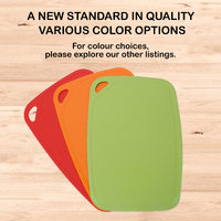 TPU Chopping Board Antibacterial Cutting Board Baby Food Grade ORANGE thumbnail