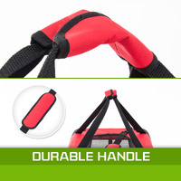 Portable Soft Dog Cage Crate Carrier L RED thumbnail
