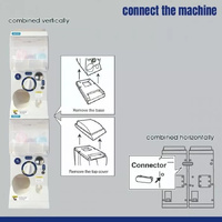 Gachapon Capsule Toy Vending Machine Lite Mini Collectible Gacha Dispenser Stackable WHITE thumbnail