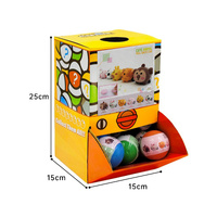 40X Cute Animal Pull Back Car Toy Capsules 50mm Collectible Gacha in Display Box thumbnail
