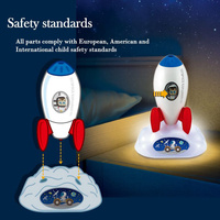 Rocket Projector Night Light Kids STEM Toy - Outer Space Planet thumbnail
