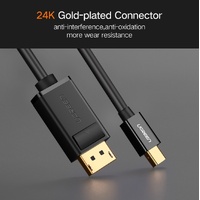 UGREEN 10477 Mini DisplayPort Male to DisplayPort Male 1.5m thumbnail