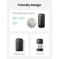 UGREEN 20204 AC650 Dual Band USB WLAN Adapter thumbnail