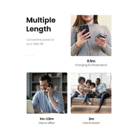 UGREEN 60163 USB-A to 8-pin iPhone Charging Cable 2M Silver thumbnail