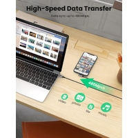 UGREEN 60763 90 Degree USB-C to iPhone 8-pin Cable 1M thumbnail