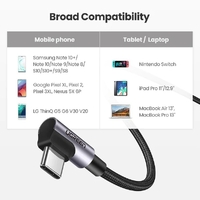 UGREEN 70531 60W Angle USB C to C Cable 2M thumbnail