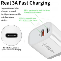 BDI 25W PD Quick Charger AU plug with USB-A and Type-C Ports thumbnail