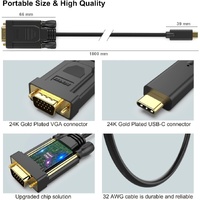 BENFEI USB C to VGA 1.8m (6 Feet) Cable thumbnail