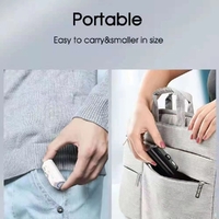 CHOETECH B660-WH 3000mAh Mini Power Bank with 3 Magnetic Connectors (White) thumbnail