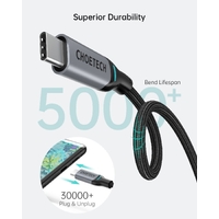CHOETECH MIX00073 (XCC-1002 x2) 100W USB-C Braided Fast Charging Cable 1.8M 2 Pack thumbnail