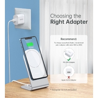 CHOETECH MIX00117SL Magasafe Fast Wireless Charger Stand Holder For iPhone 13/12 (H047+T517) thumbnail