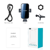 Choetech T202-F Fast Wireless Charging Car Dock thumbnail