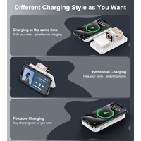 CHOETECH T616-F-WH 3in1 Magnetic Foldable Wireless Charger White thumbnail