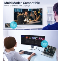 CHOETECH XCP-1803 USB-C To DisplayPort Cable 8K@30Hz 1.8M Two-Way thumbnail