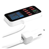 8-Port PD+QC3.0 Car Charger with LED Display thumbnail