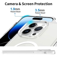 Ultimake Shockproof Transparent Magsafe Cover Case for iPhone 15 Pro (Transparent) thumbnail