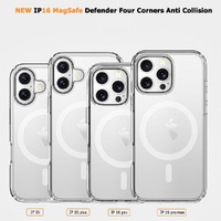 Ultimake Shockproof Transparent Magsafe Cover Case for iPhone 16 Plus thumbnail