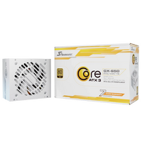 Seasonic CORE GX-650 White ATX 3.1 650W (SRP-CGX651-A5A32SF-WHITE) thumbnail
