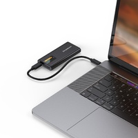 Simplecom SE530 NVMe / SATA M.2 SSD to USB-C Enclosure with SMART LED Screen USB 3.2 Gen 2 10Gbps thumbnail