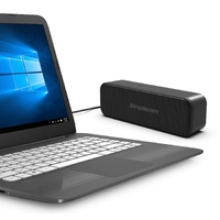 Simplecom UM228 Portable USB Stereo Soundbar Speaker Plug and Play with Volume Control for PC Laptop thumbnail