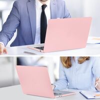 15 inch Air 2023 MacBook Air Matte Case  A2941 M2 Chip Hard Shell Case Keyboard Cover Sold Pink thumbnail