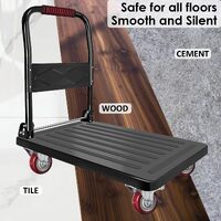 4x 4 inch Heavy Duty 2x Fixed + 2x Swivel Casters Load 520kg Lockable Castor Caster Wheels Swivel Casters with Brakes thumbnail