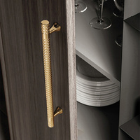 Gold Solid Zinc Kitchen Cabinet Handles Drawer Bar Handle Pull 192mm thumbnail