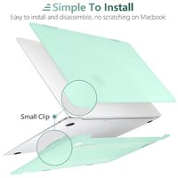 MacBook Air 13 Inch Case 2020 2019 2018, A1932, A2179, A2337 Shell Case Keyboard Cover Green thumbnail